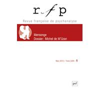 RFP 2015, t. 79, n° 1: Mensonge / M. de M'Uzan