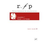 RFP 2015, t. 79, n° 2 Consolation? - Collectif - Puf - broché - Revue