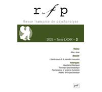 Rfp 2025, t. 89, n.2 Rêve, rêver - Collectif - Puf - broché - Revue