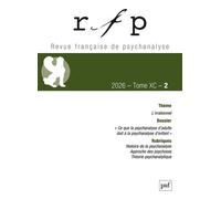 Rfp 2026, t. 90, n.2 - Collectif - Puf - broché - Revue