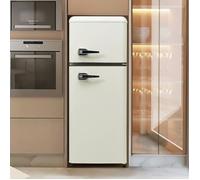 Rfrigrateur conglateur en haut 92L 64L28L avec 2 portes - Temprature rglable - Lumire LED - Classe F