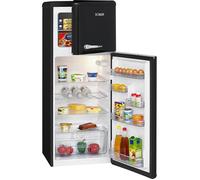 Rfrigrateur et conglateur 208L retro noir DTR 353.1 noir - BOMANN - Conglateur haut - Froid statique