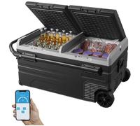 Rfrigrateur Portable Compression 95 L Double Zone-VEVOR-Glacire Double Zone-pour Camion Bateau Maison Camping