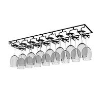 RFSHCIOP Armoires à Vin Porte-Verre à Vin à l'envers Cadre de Gobeau Porte-Verre à Vin Support Mural Porte-Bouteille à Vin Suspension Plusieurs Bouteilles Storage Shelf Household Wine Cellar Bar