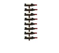 RFSHCIOP Wine Racks Wine Rack Wine Organizer Rack Wine Rack Wall Mounted Vintage Retro Wine Bottle Storage Holder for Bar Home Kitchen for Bars Restaurants Kitchens, Bronze, 8 Bouteilles