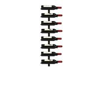 RFSHCIOP Wine Racks Wine Rack Wine Organizer Rack Wine Rack Wall Mounted Vintage Retro Wine Bottle Storage Holder for Bar Home Kitchen for Bars Restaurants Kitchens, Noir, 8 Bouteilles