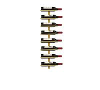 RFSHCIOP Wine Racks Wine Rack Wine Organizer Rack Wine Rack Wall Mounted Vintage Retro Wine Bottle Storage Holder for Bar Home Kitchen for Bars Restaurants Kitchens, Or, 8 Bouteilles
