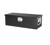 RFSHOP Cache-Bagages Étagère Arrière pour Benne De Camionnette Boîte À Outils Robuste avec Poignée Latérale Et Clés De Verrouillage Boîte À Outils Rangement(39x13x10 Black)