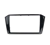 RFSHOP Cadre Panneau D'autoradio Cadre Panneau Lecteur CD Radio OEM pour VW pour Passat B8 Couvercle Cendrier Climatisation Bouton Changement Vitesse Noir Piano(9.2 inch Frame)