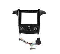 RFSHOP Cadre Panneau D'autoradio Cadre Radio Audio Voiture Android 9 Pouces Kit Montage Tableau Bord DVD Stéréo 2din Adaptateur Câble Panneau pour Ford pour S-Max(Frame wire Matte)