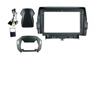 RFSHOP Cadre Panneau D'autoradio Kit D'installation Cadre DVD Double Tableau Bord Voiture 9 Pouces 2din pour Ford pour Escape pour Kuga pour C-Max 2011 - 2018(Frame canbus Cable)