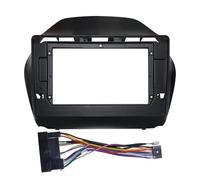 RFSHOP Cadre Panneau D'autoradio Kit Panneau Montage Tableau Bord Radio Android 9/9 7/10/12 3 Pouces pour Hyundai pour IX35 pour Tucson Cadre Voiture Adaptateur Fascia(Frame Cable(10 inch))