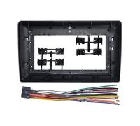 RFSHOP Cadre Panneau D'autoradio Lunette D'autoradio Android 2DIN pour 9/10 Pouces À 7 Double DIN Kit Cadre Universel Câble Adaptateur Panneau Fascia(Full Set 10 inch)