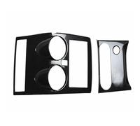 RFSHOP Cadre Panneau D'autoradio Panneau Navigation du Bureau Commande Central Cadre Décoratif Garniture Couverture Voiture ABS pour Nissan pour Qashqai J10 2007-2013(B Carbon Fiber Patte)