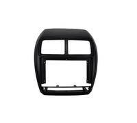 RFSHOP Cadre Panneau D'autoradio Panneau Tableau Bord pour Mitsubishi pour ASX 2017 2018, Kit Cadre D'autoradio avec Adaptateur Canbus Complet, Installation Stéréo(10.1 inch)