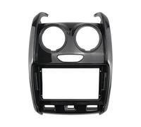 RFSHOP Cadre Panneau D'autoradio pour Duster 2014 2015 2016 2017 2018 2 Din 9 Pouces Autoradio DVD GPS Mp5 Cadre Panneau Façade Plastique Kit Montage Tableau Bord