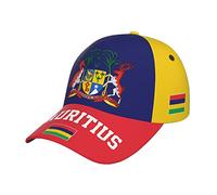RFSHOP Casquette de baseball avec drapeau de l'Ile Maurice - Imprimé 3D - Unisexe - Réglable - Pour adulte, #1713, taille unique