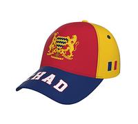 RFSHOP Casquette de baseball tchadienne avec drapeau du Tchad - Pour homme et adulte - Noir, #1507, taille unique