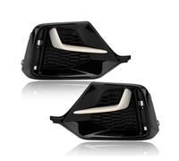 RFSHOP Feu Remorque Feux Arrière Cadre De Phare Antibrouillard Pour Civic 2016 2017 2018 2019 2020 2021 Accessoires Voiture Outils Couvercle Pare-choc Avant Et Arrière(1 pair rear)
