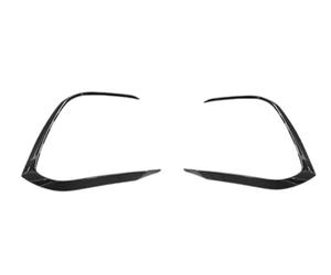 RFSHOP Feux brouillard Antibrouillard Accessoires Auto Pour VW Pour Golf 8 Pour MK8 Pour PRO 2020 2021 2022 Pare-chocs Avant Feux Antibrouillard Calandre Inférieure Aileron(Carbon Look)