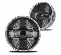 RFSHOP Feux brouillard Antibrouillard Feux Antibrouillard À LED Pour GMC Pour Sierra 1500 2500HD 3500HD 2007 2008 2009 2010 2011 2012 2013 2014 Ensemble Jour Conduite(A pair of black)