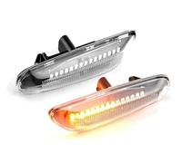 RFSHOP Feux latéraux Pour BMW E90 E91 E92 E93 E60 E87 E82 E46 Dynamique Coulant LED Clignotant Côté Marqueur Lumière Clignotant Lampe Clignotant Latéral(Socket 2 white)