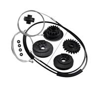 RFSHOP Lève Vitres Interrupteur Kit De Réparation De Moteur De Rail De Guidage Pour Porte Coulissante Électrique Latérale Pour Benz Pour Vito Pour Viano W639 W447 6398200442