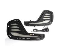 RFSHOP Light Assembly Phare Feux Antibrouillard Phare LED DRL Feu Avant Pour Chevrolet Pour Cavalier Pour Onix 2019-2021 2022 Clignotant Lumière Diurne(White Yellow,Left and Right)