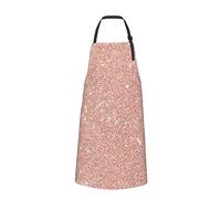 RFSHOP Tablier de cuisine imperméable à paillettes avec poches pour homme et femme Doré, photo, taille unique
