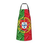 RFSHOP Tablier de cuisine imperméable avec poches pour homme et femme Motif drapeau du Portugal, photo, taille unique