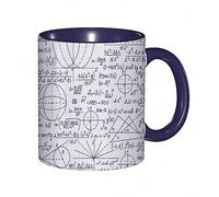 RFSHOP Tasse à café Genius Smart Student Maths Géométrie Science Chiffres Formule Image Art Motif 325 ml Tasse à thé en céramique avec poignée pour la maison, le bureau, Noël, anniversaire