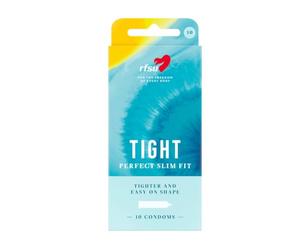 RFSU | Préservatifs Naturels & Vegan Tight | 10 unités | Largeur nominale : 49 mm