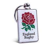 RFU Rose Porte-clés en métal argenté