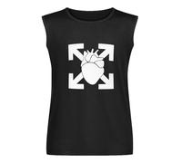 Rfvtgb PNL French Rap Group Qlf Simple Vest Tank Mens T-Shirt Black Graphic Unisex Sleeveless Tee Shirt L