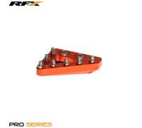RFX Embout de rechange solide CNC de levier de frein arrière Pro (Orange)