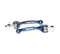 RFX Ensemble de leviers flexibles Forgés Race (Bleu) AJP Trials All (pas Sherco)