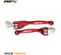 RFX Ensemble de leviers flexibles forgés Race (Rouge)- Honda CRF250/450