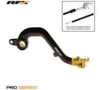RFX Levier de frein arrière Pro FT (Noir/Jaune) - Suzuki RM250, rouge