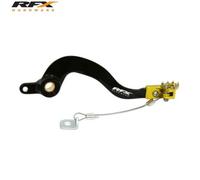 RFX Levier de frein arrière Pro ST (Anodisé dur noir/Jaune) - Suzuki RM85, rouge