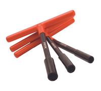 RFX Pro Jeu de vis à six pans creux en T (noir/orange) longueur standard avec poignée en caoutchouc 8mm/10mm/12mm