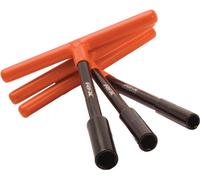 RFX Pro Jeu de vis à six pans creux en T (noir/orange) longueur standard avec poignée en caoutchouc - convient pour KTM & Husqvarna 8mm/10mm/13mm