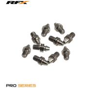 RFX Vis de rechange en acier inoxydable pour repose-pieds Pro pour motocross (10 pcs)
