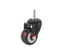 RFXOGTYFZ Roulette pivotante 1 pièce/2 Pouces M8/M10/M12 à vis/Roue pivotante à Double roulement/Roulette silencieuse(Universal-10x25mm)