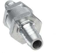 RFXOGTYFZ Valve One Way 6/8/10/12/mm Vannes en Alliage d'Aluminium Carburant Clapet Anti-Retour One Way Fit Carburateur Prix de Gros (Spécification : 12mm)(12mm)