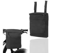 RFYTDCF Lot de 2 sacoches de vélo pour guidon, étanche, pour enfants, panier de vélo avant, petites sacoches de guidon, sac pliable pour types de vélos, véhicules électriques