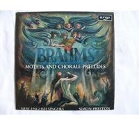 RG 571 Brahms Motets and Chorale Preludes New English Singers Simon Preston LP