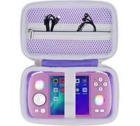 RG Cube Portable Game Console Hard Case Carrying Bag for 3.95 Inch IPS Screen Android Arcade Unisoc T820 Processor Case Only,Purple