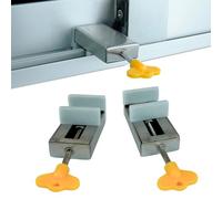 RG-M1® Lot de 2 Verrou de Baie Coulissante et Bloque Porte Coulissante - Sécurisez Votre Maison avec un Verrouillage de Fenêtre Fiable et Pratique