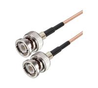 Rg179 Câble 75 Ohm Bnc Angle droit masculin à Bnc Adaptateur de connecteur à mâle adapté à la caméra vidéo SDI Caméscope HD-SDI / 3G-SDI / 4K / 8K(BNC M to BNC M,2M)