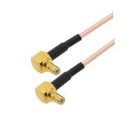 Rg316 Câble droit SMB Mâle à SMB Bouchon mâle 50 ohm Rf Câble coaxial Satellite Rasson de rallonge de cordon Picktail Adaptateur(Brown,5M)